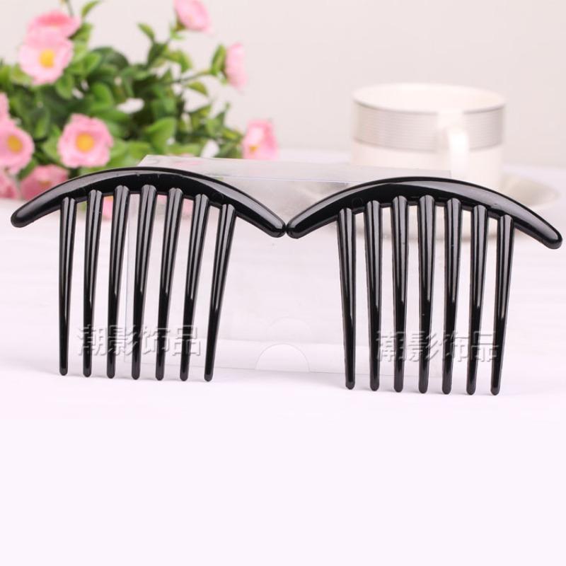 Plastic 7-tooth Hair Comb Accessories Comb Hair Accessories Long-toothed Updo Hair CombUpdo Hair SetHair Accessories