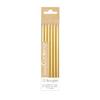 Long Candles - Classic - Gold - 12 Cm - 12 Pcs