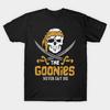 Мужская черная футболка с принтом The Goonies Печать на трансферной бумаге без вырезания Хлопковая футболка