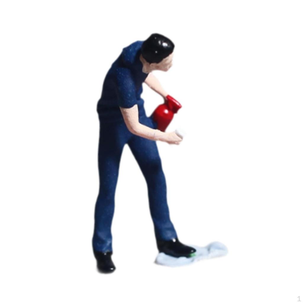 1/64 Figures Model Tiny People Fairy Garden Scene Props Desk Decoration Photography Hand Painted