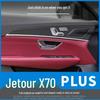Jetour X70PLUS Carbon Fiber Interior Gear Shift & Door Anti-Kick Sticker