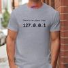 There Is No Place Like 127.0.0.1 Men's T-shirts Funny Computer Comedy Novelty IP Address Graphic Y2k Tops Programmer TShirt