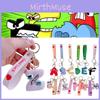 Alphabet Lore Kids Keyring Stickers Toys Pendant Figures Gift