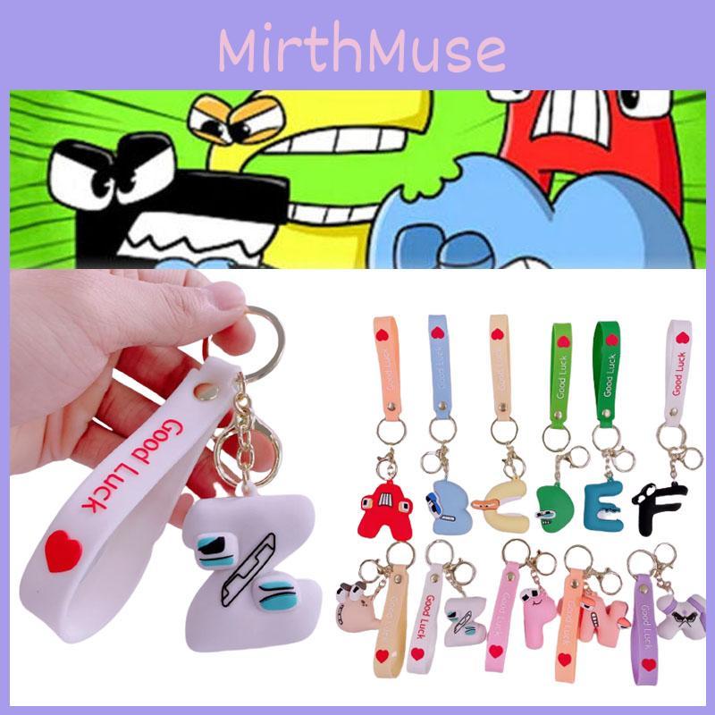 Alphabet Lore Kids Keyring Stickers Toys Pendant Figures Gift
