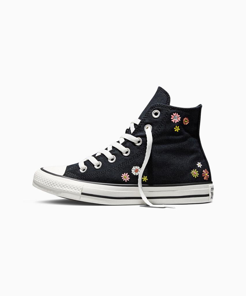 Converse Кеды Chuck Taylor All Star с вышивкой цветов, черные, A16902C