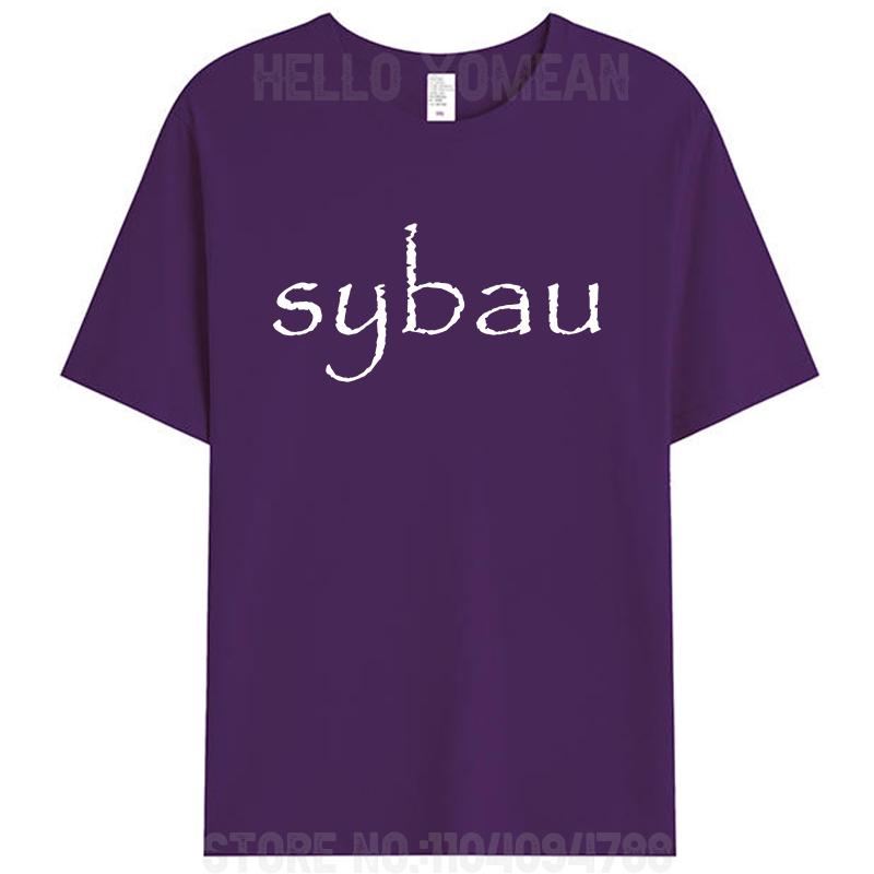 Gen Z Sybau Funny Slang Brainrot Meme Women Men's Cotton T-Shirt Tees Tops