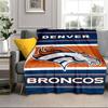 Denver Broncos  Portable Blanket/Soft Blanket Bedding Blanket Suitable for Travel Camping Living Rooms Offices Sofas Fan Gifts