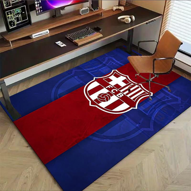 1 шт. Ковер для пола FC Barcelona Extra Large, нескользящий, для офиса, семьи, спальни, студии, ковер большого размера, ковер для помещений