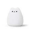 Glue pat lamp, cute cat silicone lamp, creative silicon colorful atmosphere mini gift, dry battery night light