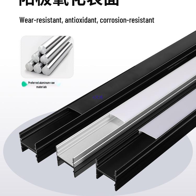 Seamless Linear Recessed LED Light Channel - Aluminum Strip Slot Design