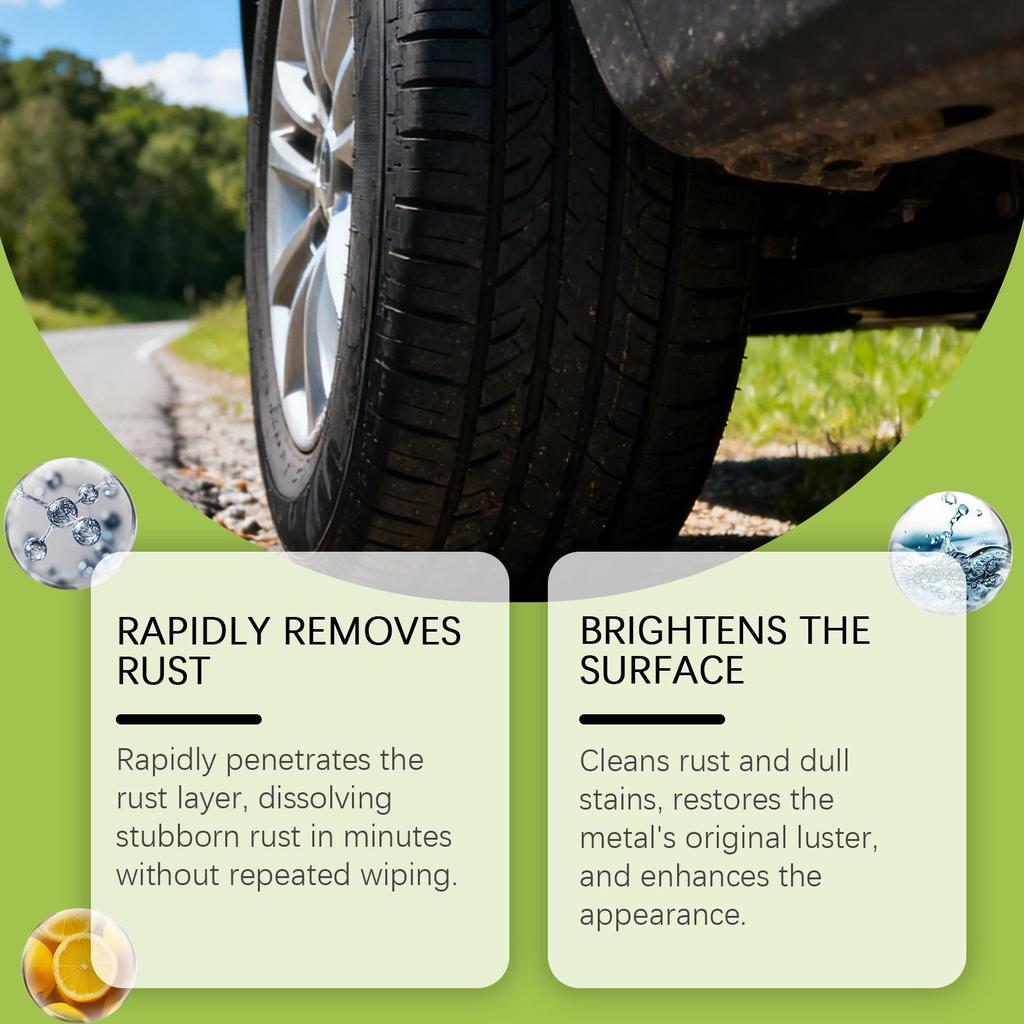 RAYHONG Быстродействующий спрей-растворитель ржавчины - Антиокислительный защитный состав для металла для поверхностей из различных материалов