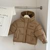Children's Down Cotton-padded Jacket Mid-length Little Girl Foreign-style Cotton-padded Jacket Thickened Winter Coat