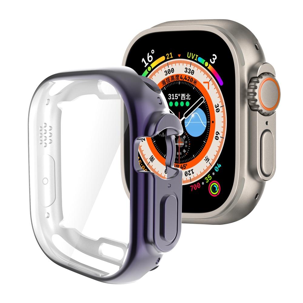 Для Apple Watch Series 8 Ultra/Pro 49 мм чехол для часов в комплекте Мягкая защитная пленка из ТПУ для iWatch 7 41/45 мм