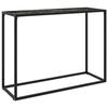 VidaXL Console Table Black, 100x35x75 Cm Tempered Glass