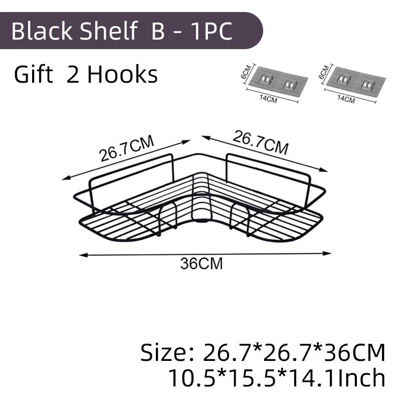 Полки для ванной комнаты из алюминиевого сплава, угловая полка без сверления, стеллаж для хранения душа, держатель, органайзер для туалетной косметики, настенный органайзер для шампуня