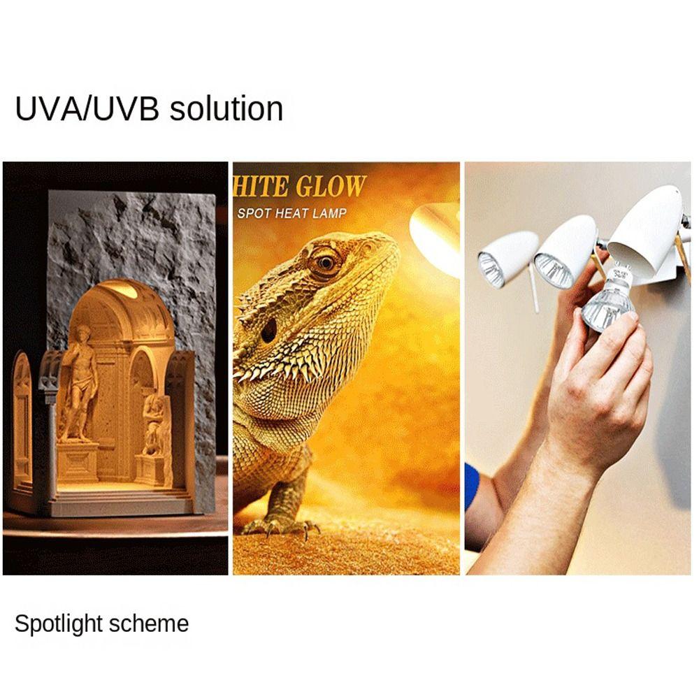 Затемнение Галогеновая лампа чашка рептилия обогрев Минималистичные прожекторы Домашний прожектор Обогрев рептилий