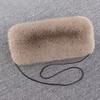 1Pc Keep Warm Two-Sided Faux Fur Halter Thickening Plush Hand Warmer Double-deck Plush Fur