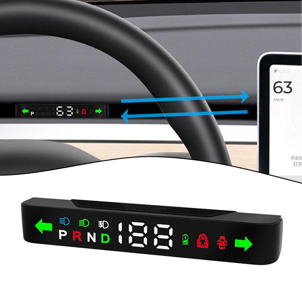 Для Tesla Model 3 Y 2016-2024 Head Up Car HUD Dashboard Electronics Speed Display Speed Display Professional High Quality