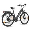 Adult Electric Bicycle TTGO HZ-28ST(C3) 250W Motor 36V20Ah Battery Max Speed 25km/h Max Range 80-120km Shimano 7 Speed City Ebike