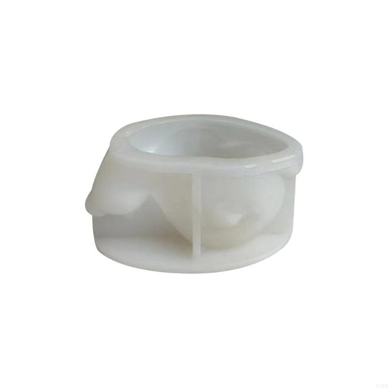 62KD Подсвечник Эпоксидная Силиконовая Форма для DIY Цветочный Горшок Шкатулка для Драгоценностей Подставка для Чайной Свечи