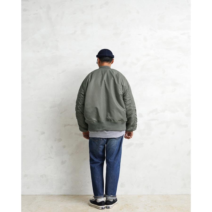 WAIPER US Military First Model Flight Model inc. MA-1 Jacket, MIL-J-8279 [23WP22] (XXL, BLACK)