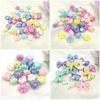 Acrylic 10pcs for Bracelet Necklace Making Materials Bowknot Handmade Beads Mixing Candy Color DIY Jewelry Accessories Pendants Flower Cat Paw