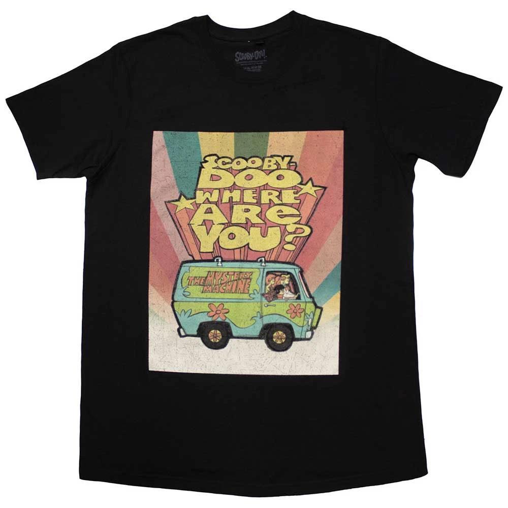 Men's Scooby Doo Where Are You? T-shirt Medium Black