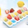 14 Holes Silicone Ice  for Cube Tray Ices Maker  for Mold Trays Containers with Cover