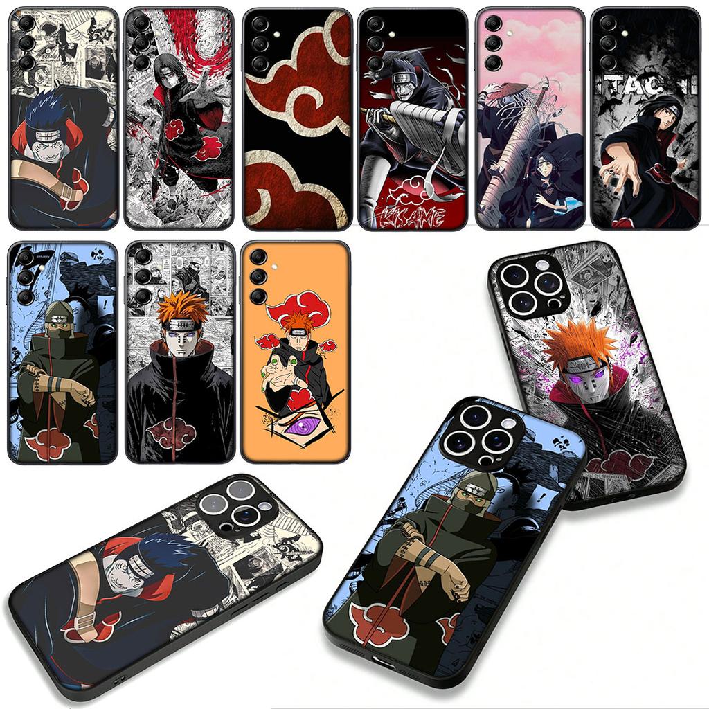 for Samsung Galaxy A36 A17 A26 A07 A35 A54 A53 A13 A33 A34 S8 S9 S20 S21 FE S10 Plus Case KISAME Pain Akatsuki Itachi Narutos