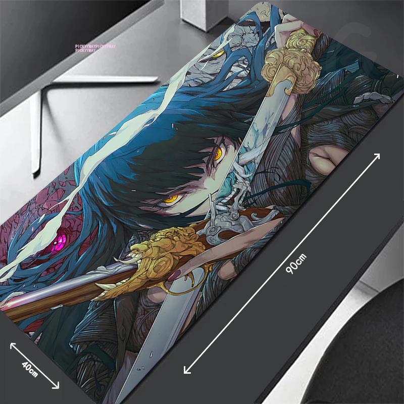 Mouse Pad Fox Mask Large Gamer Mousepad Keyboard Mat Natural Rubber Mouse Mats xcm Waterproof Desk Pad Design Desk Rug