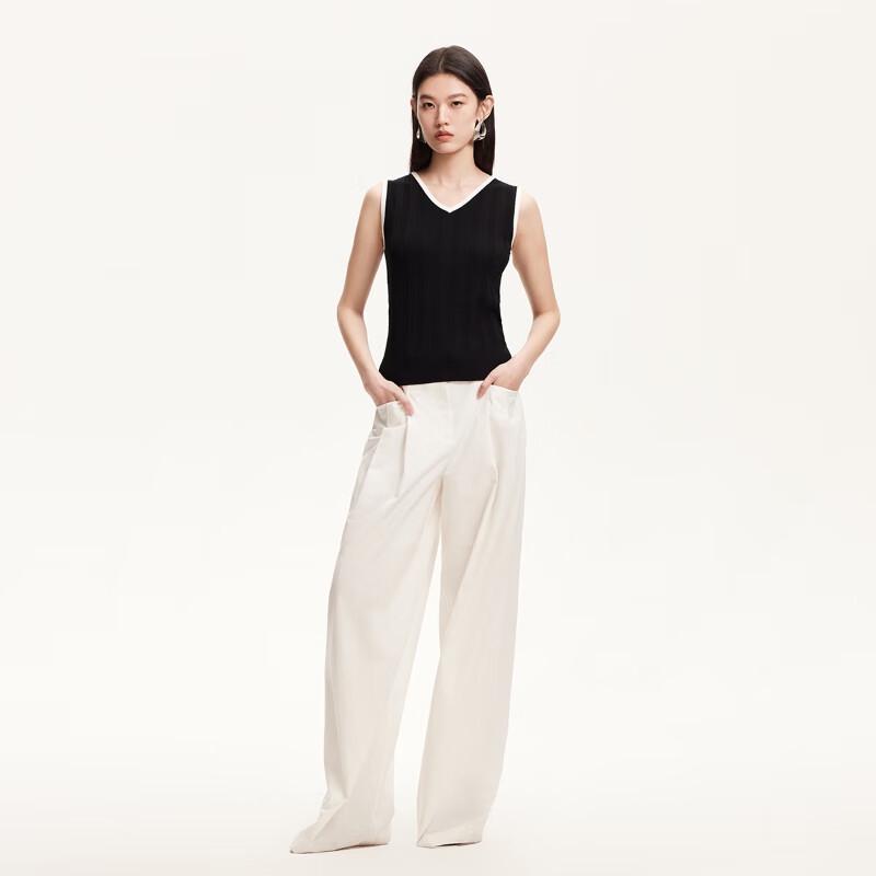 Vero Moda 2025 Summer Lyocell Blend Ribbed Knit Top