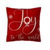 New Christmas Atmosphere Pillow Cover Simple Printed Cushion Cover Home Bedroom Car Sofa Linen Pillow Cover