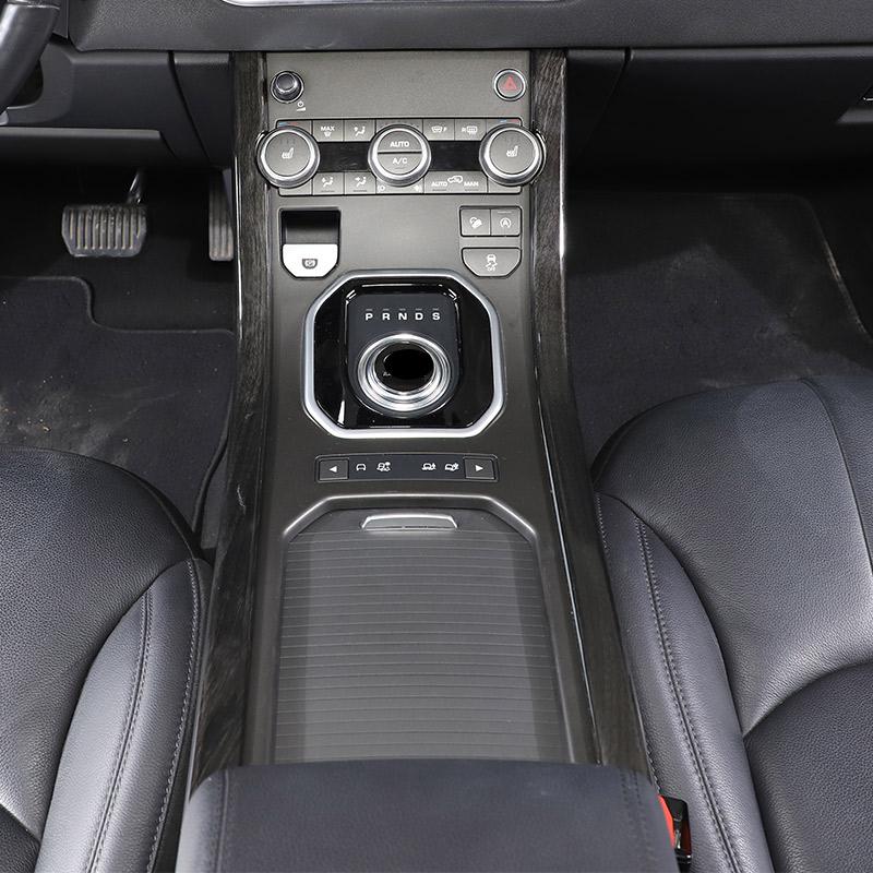 Для Land Rover Range Rover Evoque 2012-2018 ABS углеродное волокно/серебристый автомобильный центр управления боковой отделкой полоса наклейка автомобильные аксессуары