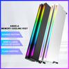 5V-3PIN ARGB RAM Heatsink Heat Spreader Cooler Memory Cooling Vest DDR3 DDR4 DDR5 Memory Module Heatsink for Desktop Computer PC