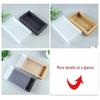 Transparent Frosted Kraft Paper PVC Drawer Box for Cake, Tea, and Bird's Nest Packaging with Custom Logo