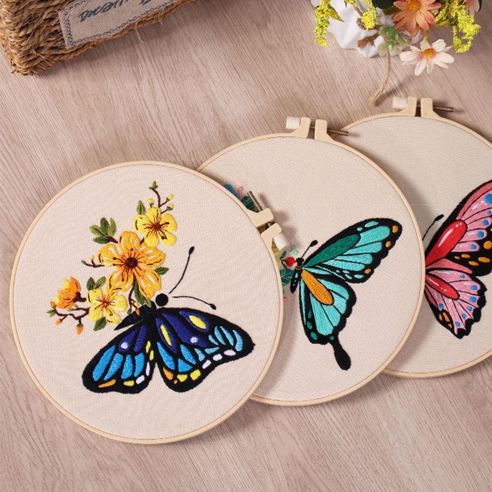 Игла Нить Швейные Принадлежности Иглопробивная Вышивка Цветами Вышивальный Пяльцы Набор для Вышивания Крестиком