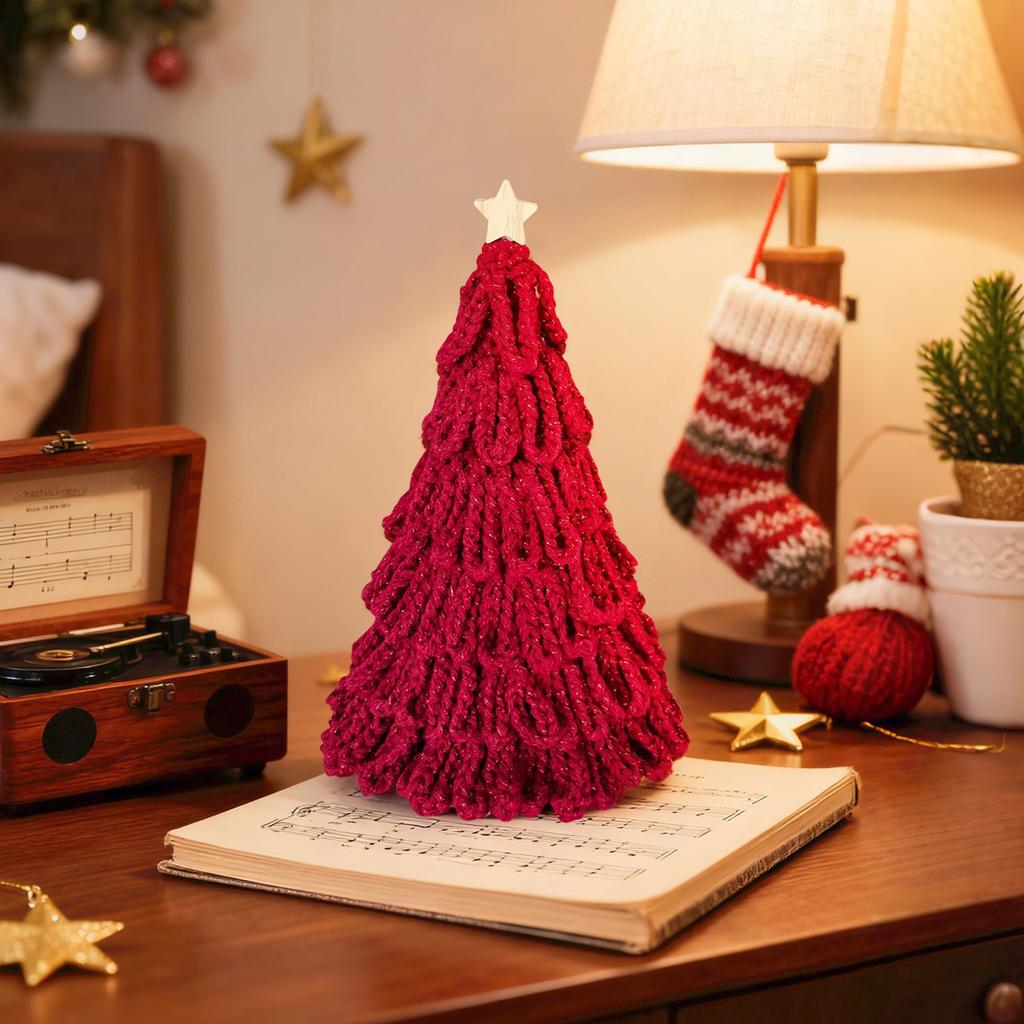 20cm Christmas Tree Plush Decoration Ornaments Simulation Decoration Christmas Tree
