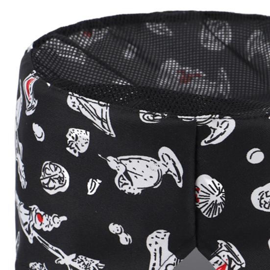 Chef Hat Unisex Kitchen Hat Hotel Restaurant Cook Cap Good Breathability Hollow Mesh Top Waiter Chef Work Cap Workshop Factory Hat