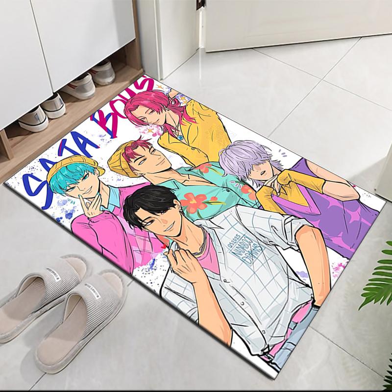 Saja Boys Printed Carpet, for Office Chair Living Room Bedroom Kitchen Room Decor Gifts.
