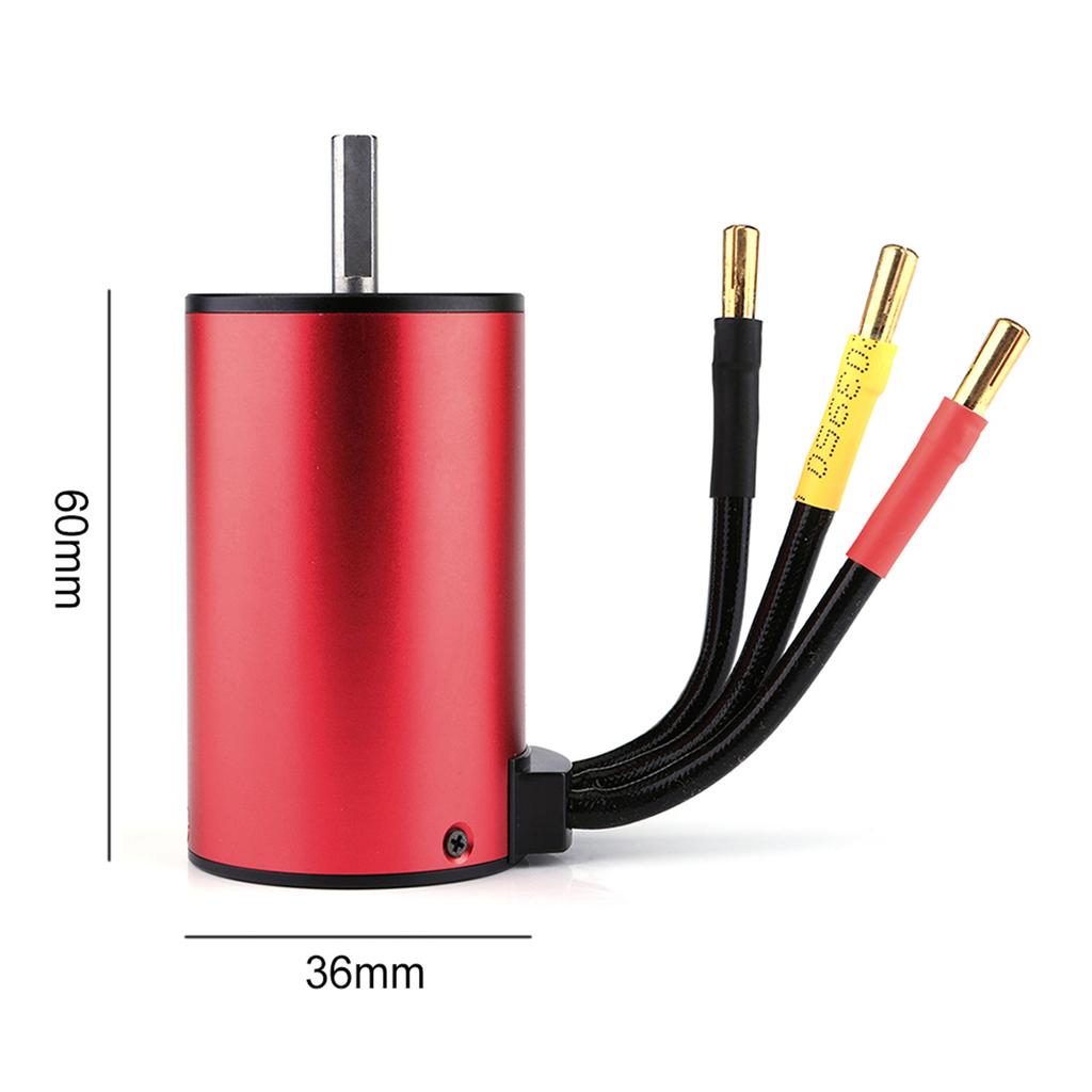 S3660 3100KV Бесщеточный двигатель Водонепроницаемый двигатель 80A ESC Замена для Traxxas WLtoys RC Car Tamiya