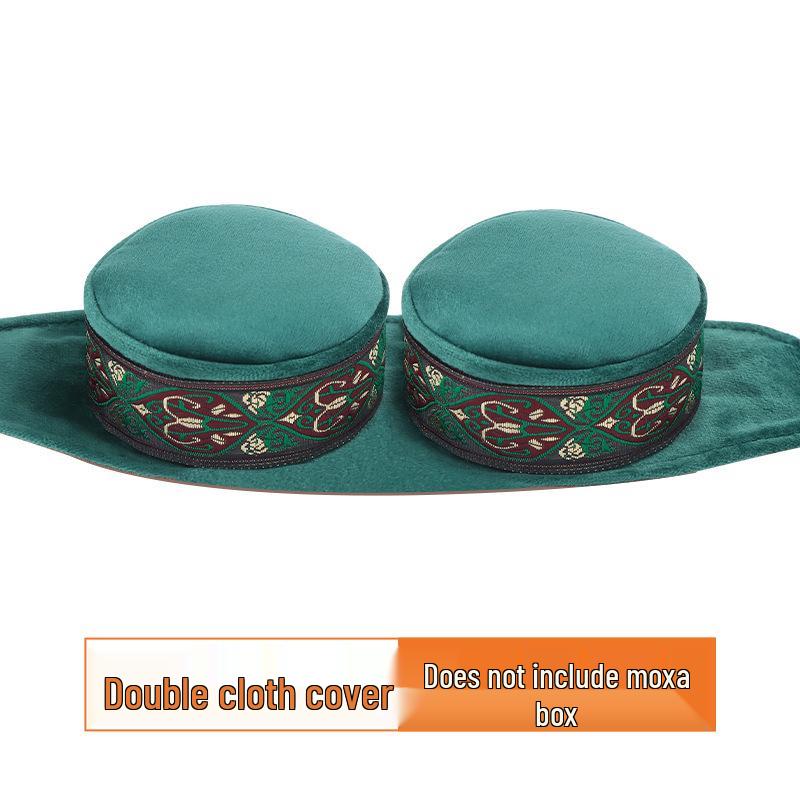 Portable Smokeless Moxibustion Box Set with Smoke-Filtering Cloth Cover for Full Body Use