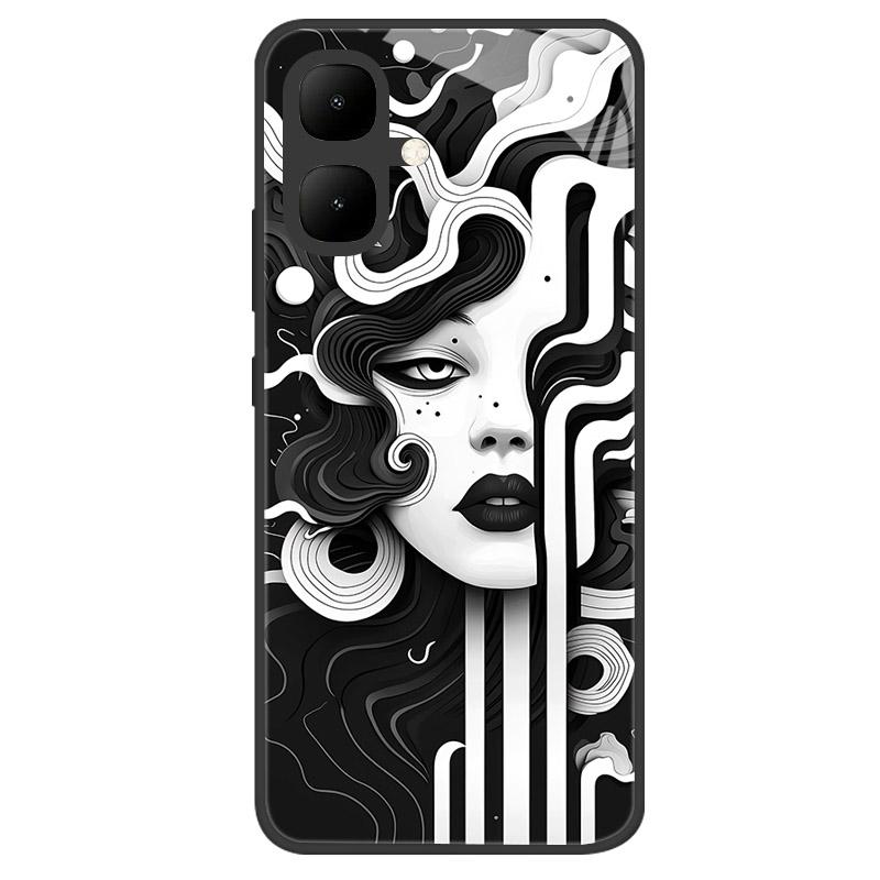 Чехол для Infinix Smart 10 Новый Роскошный Закаленное Стекло Защитный Чехол для Телефона Для Infinix Smart10 X6725 Корпус Полное Покрытие Coque