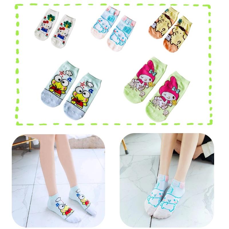 Japanese Style Cartoon Socks Thin And Breathable Adorable Short Socks For Girls Summer Low Cut Socks Characters)