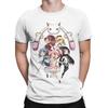 Streetwear Qbey Мультяшная Puella Magi Madoka Magica Футболка Мужская С круглым вырезом Короткий рукав Одежда Милый Аниме Хлопок Летние Топы