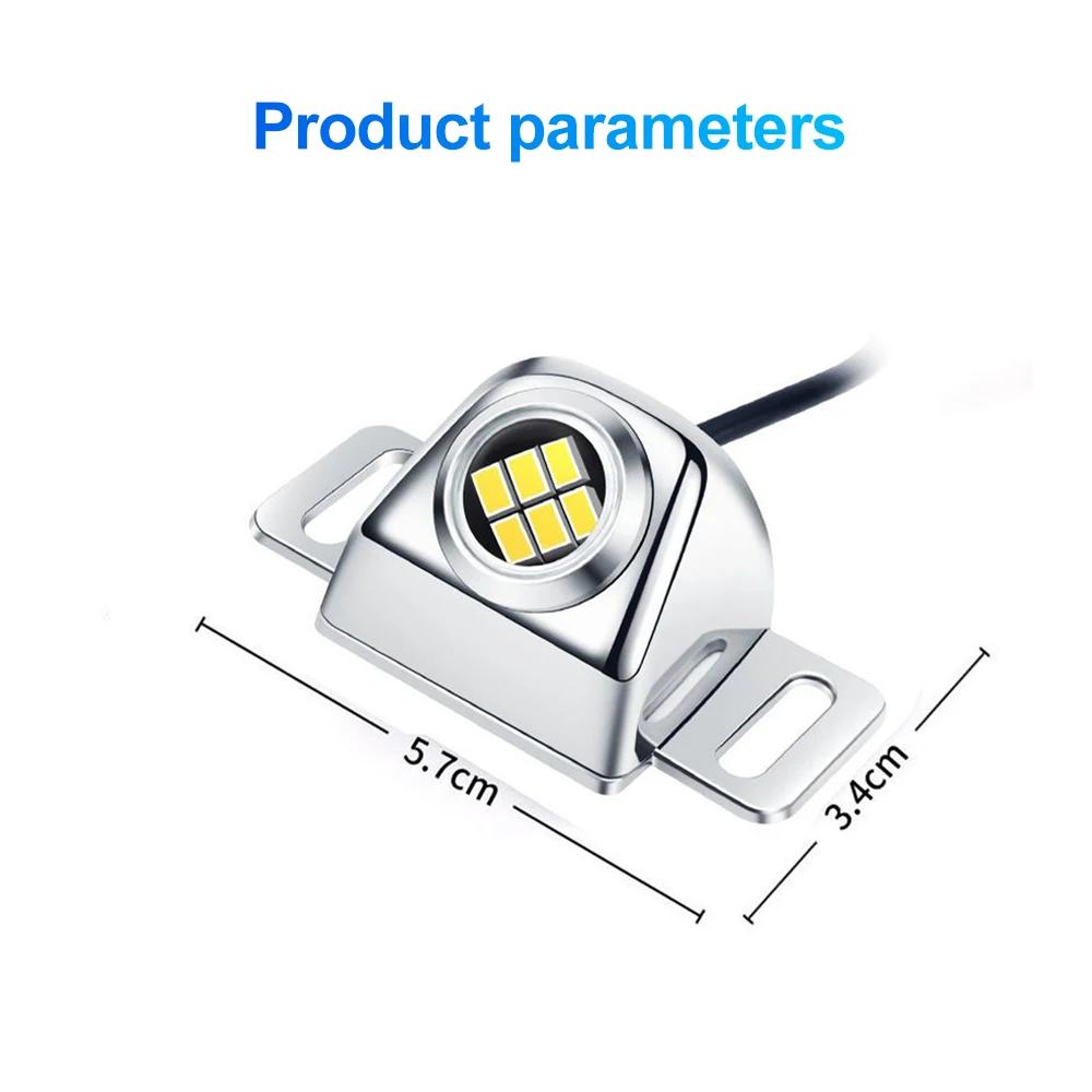 Автомобильный фонарь заднего хода, высокая яркость, мигающая сигнальная лампа заднего хода, универсальная автомобильная лампа заднего хода для мотоцикла, светодиодная лампа для парковки задним ходом