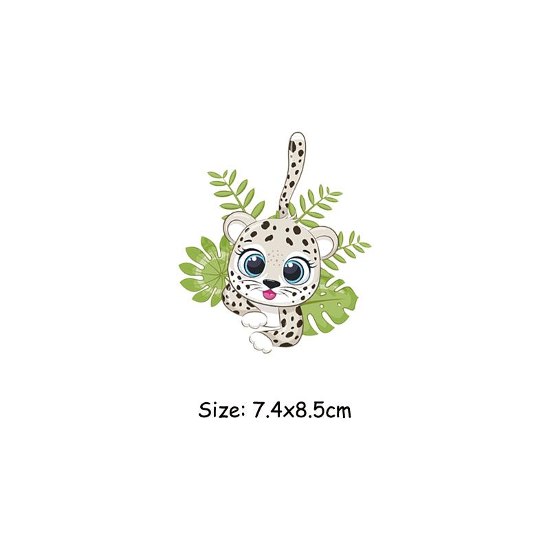 Термальная наклейка с милыми животными на одежде для кукол, детская одежда, наклейка «сделай сам», Parches Ropa, термопереносные нашивки, олень, единорог