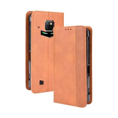 Флип-чехол для Doogee S88 Plus / S88 Pro Кожаный чехол [Flip Vintage Leather] Кошелек Противоударный Прочный Ретро Чехол Для Телефона
