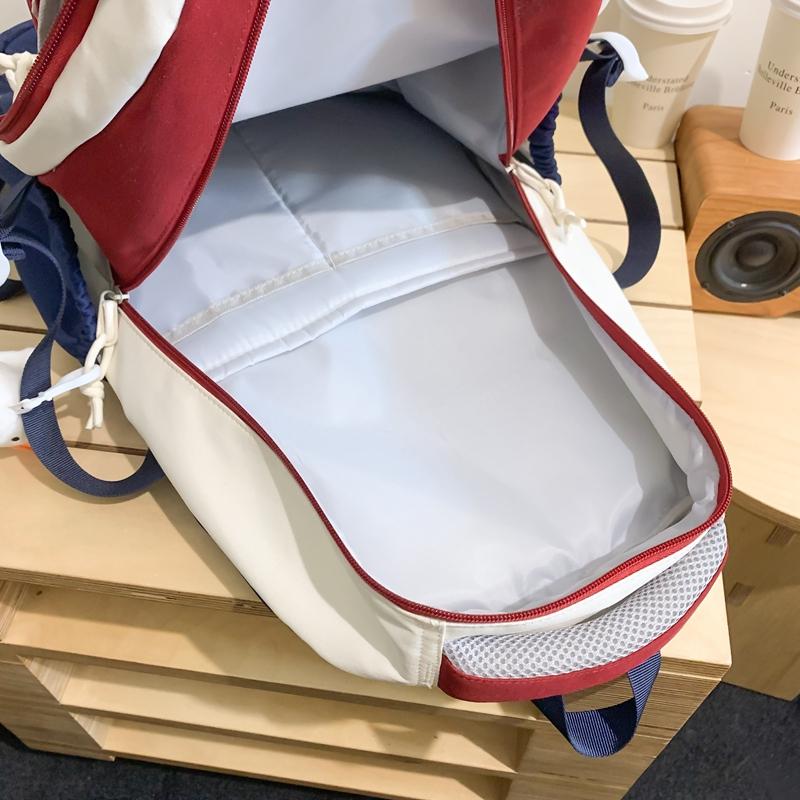 Мужской рюкзак с буквенным принтом, рюкзак для школьников младших и старших классов, женский