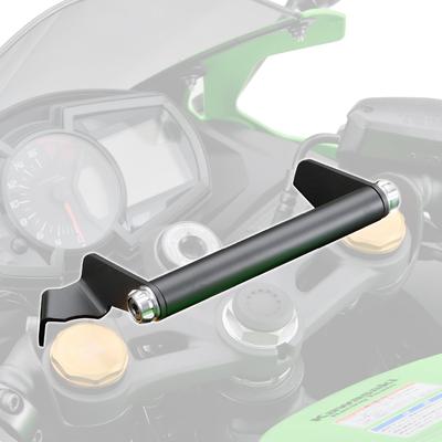 Daytona 19256 Мотоциклетный зажимной кронштейн для Ninja ZX-25R/SE ZX-4R SE/4RR Держатель для нескольких аксессуаров Пепельный серебристый