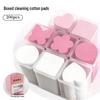 200-Pack Non-Woven Eyelash Extension Glue Wipes - Residue-Free Cotton Cleaning Pads